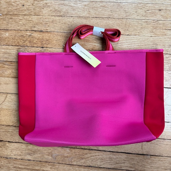 Summersalt 2 Bag pack: Neoprene Pink Hibiscus & Red NWT PLUS Seafoam Green - Picture 2 of 13